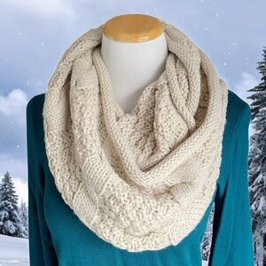 Blu by Trendsblue Acrylic Cable Knit Infinity Scarf